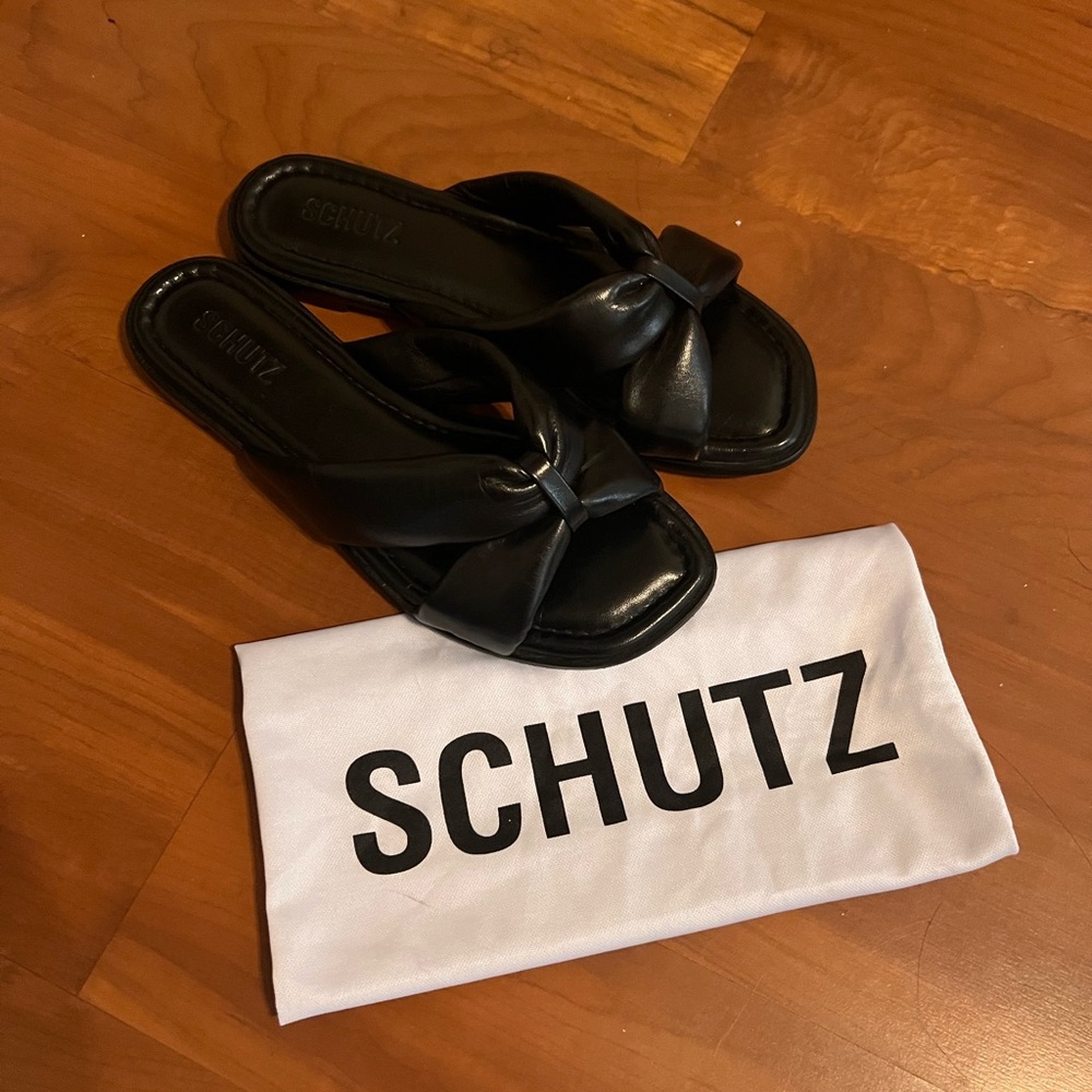SCHUTZ Leather Sandals